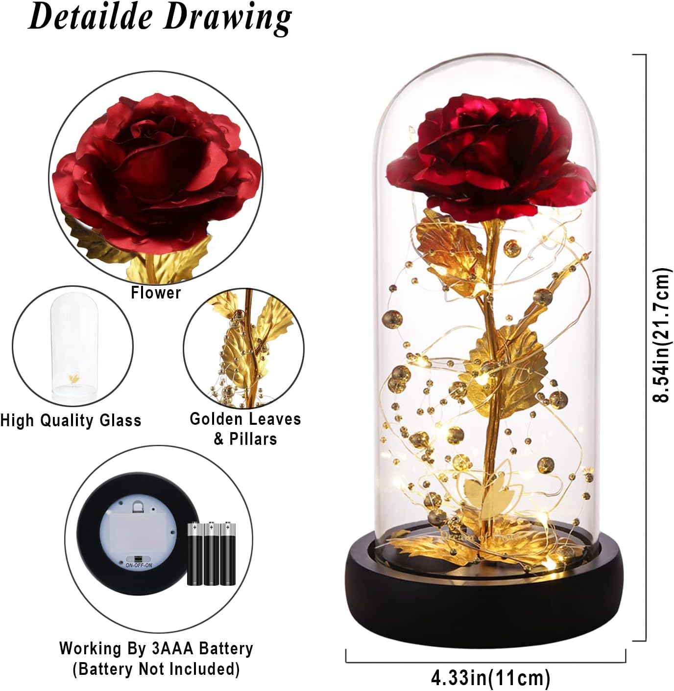 Buy Gifts For Mom Mothers Day Rose Gifts Beauty And The Beast Rose Love Flowers Gifts For Wife Grandma Birthday Gifts Romantic Gifts For Her Anniversary And Birthday Valentines Gifts For Girlfriend